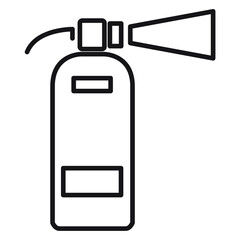Fire Extinguisher icons. Fire Extinguisher symbol vector elements for infographic web.