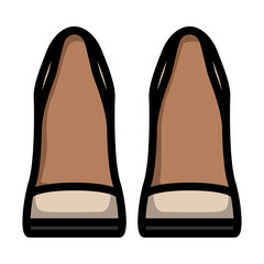Business Woman Shoes Icon