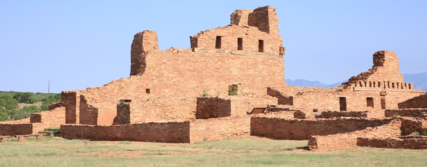 Abó ruin in Salinas Pueblo Missions National Monument, New Mexico, USA