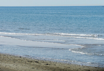 Mediterranean shore on the Costa del Sol