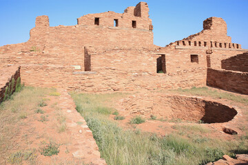 Abó ruin in Salinas Pueblo Missions National Monument, New Mexico, USA