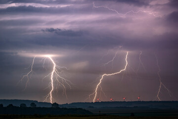 Lightning strikes