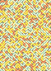 Abstract Geometric Pattern generative computational art illustration