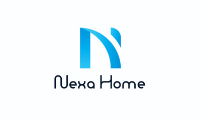 Letter N Modern logo vector 