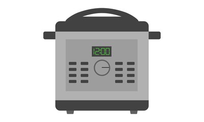 Multicooker isolated on a white background