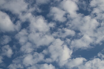 blue sky with clouds