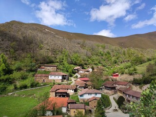 Valcarcel village, Somiedo Natural Park and Biosphere Reserve, Asturias, Spain