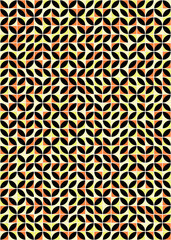 Abstract Geometric Pattern generative computational art illustration