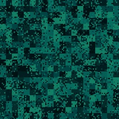Seamless digital woodland pixel camo texture vector for army textile print