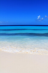 Fototapeta na wymiar Travels in Curaçao (Curacao), ABC Islands | Klein Curacao Island, beach and surf
