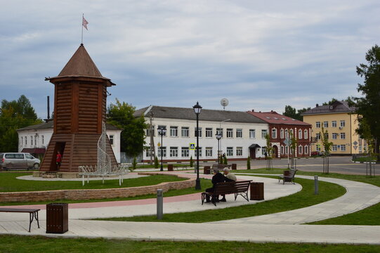 Russia, Tver region, Toropets, castle in the country