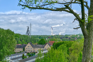Blick von der Halde Rungenberg in Gelsenkirchen Buer