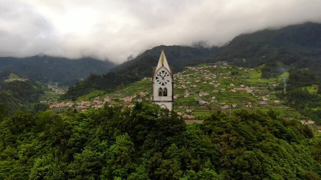The Nossa Senhora de Fatima Chapel in Sao Vicente, Madeira, Portugal