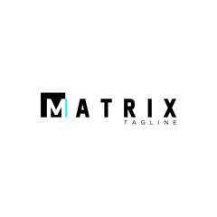 Matrix. Logo template.