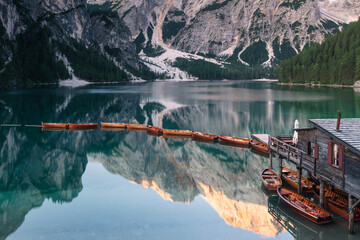 Lago di Braies Italy Dolomites