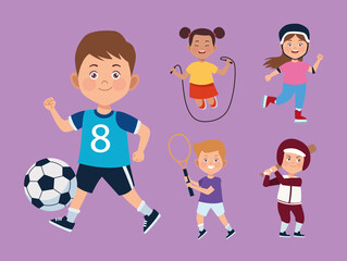 five children activities