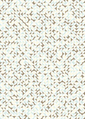 Abstract Geometric Pattern generative computational art illustration