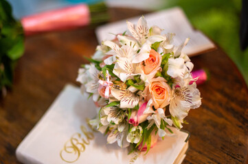 wedding bouquet of flowers