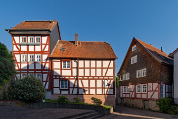 Altstadt von Bad Soden-Salmuenster in Hessen, Deutschland