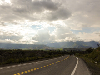 ecuador roads lanscapes