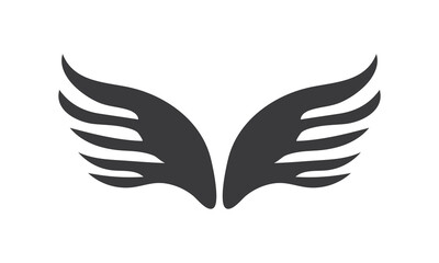 wings silhouette emblem