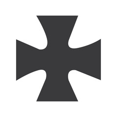 cross silhouette emblem