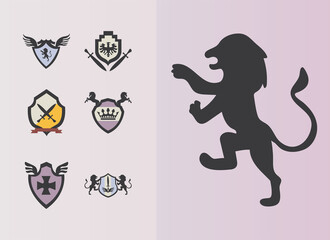 Fototapeta premium seven coats of arms