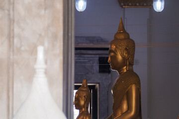 Statue Of Buddha In Building
