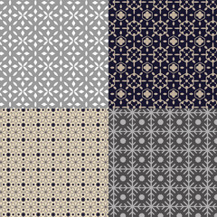 four ornamental patterns