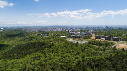 Fototapeta na wymiar 《宮城県》青葉山からの仙台市の眺望