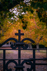 cross on the grave