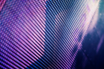 Obraz premium CloseUp LED blurred screen. LED soft focus background. abstract background ideal for design.