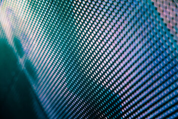 CloseUp LED blurred screen. LED soft focus background. abstract background ideal for design.