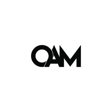 oam letter original monogram logo design