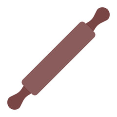 dough roller using soft color and flat style