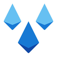 Obraz premium high ice hail weather using soft color and flat style