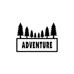 Adventure logo template with a simple design. suitable for community logos.