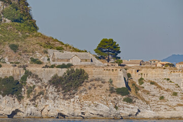 Old Venetian fortress in Corfu town Greece