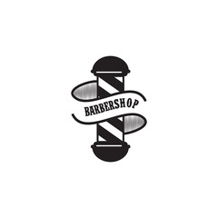 Barbershop logo design template