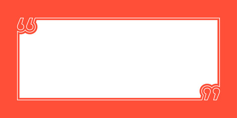 Illustration vector of quote background. Remark quote text box poster template concept. blank empty frame citation. Quotation paragraph symbol icon. double bracket comma mark. bubble dialogue banner.