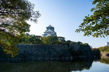Fototapeta na wymiar 初秋の大阪城