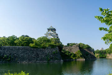 Fototapeta na wymiar 夏の大阪城