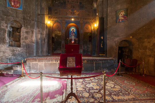 Sevanavank monastery inside the room