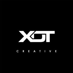 XDT Letter Initial Logo Design Template Vector Illustration