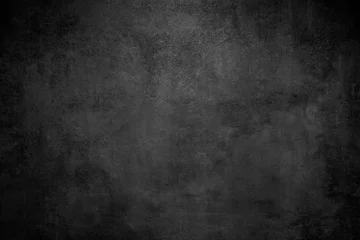 Gartenposter Mauer Rauer schwarzer Wandschiefer-Textur, rauer Hintergrund, dunkler Betonboden oder alter Grunge-Hintergrund
