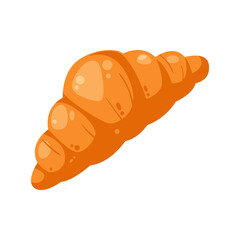 Cool and delicious croissant bread illustration, bread illustration vector