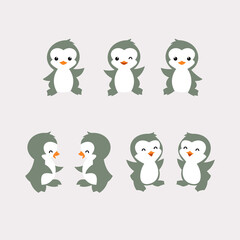 penguin character icon