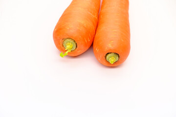 上から頭の出る人参