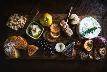 Cheese platter food photography recipe idea