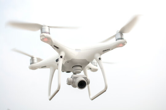 Drone flying, Quadcopter